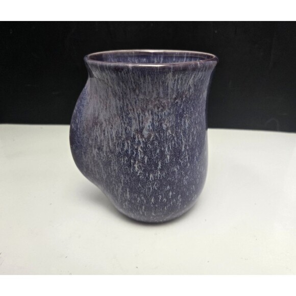 Elanze Designs Handwarmer Coffee Mug Tea Cup Midnight Purple Ceramic 14oz - Picture 2 of 10